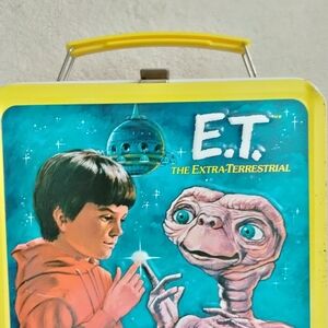 E.T. The Extra-Terrestrial Metal Lunchbox - Yellow and Blue